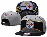 Steelers Fresh Logo Gray Adjustable Hat GS,baseball caps,new era cap wholesale,wholesale hats